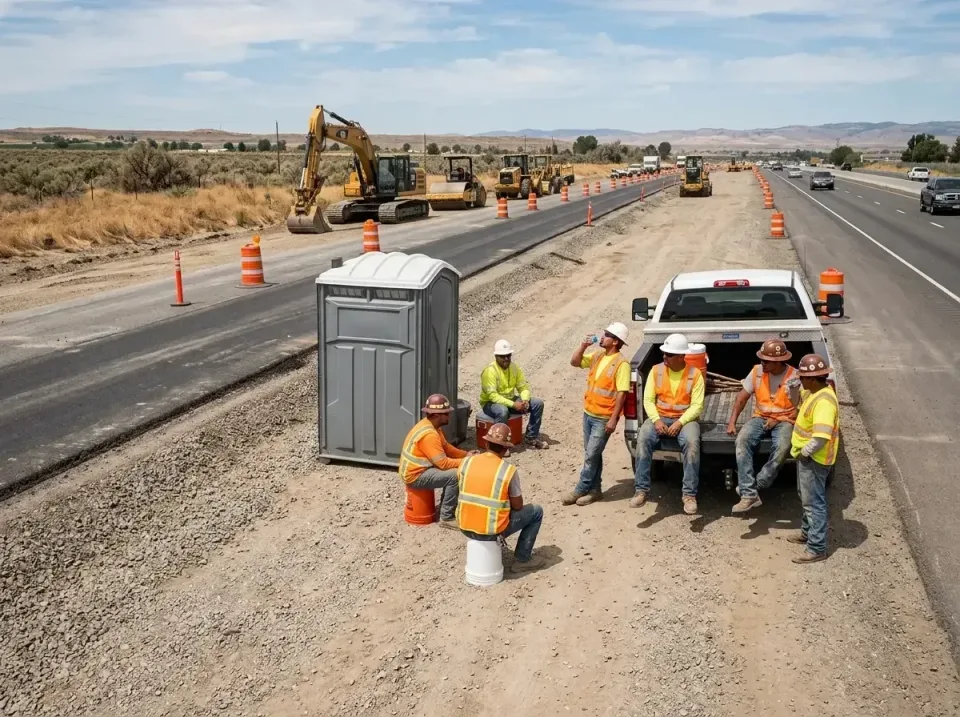 highway-road-construction-crew-007 — frequently asked questions, Porta Potty and Restroom Rentals in Cloverdale, CA